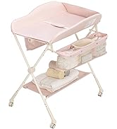 Maxmass 4-in-1 Baby Changing Table, Portable Infant Diaper Care Station with PVC Pad, Bath Tub, S...