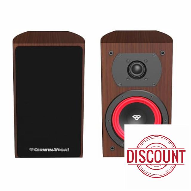 CERWIN-VEGA! Home Audio LA14 4" 2-Way Bookshelf Speakers (Expresso)