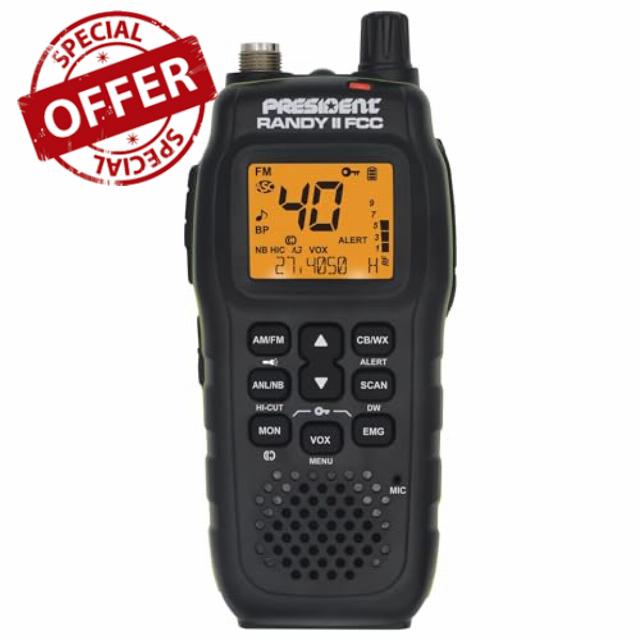 Randy II FCC - First FCC Approved AM/FM Handheld CB Radio