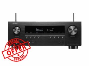 Denon AVRS970H 7.2 Channel AV Receiver with DTS Virtual:X and Dolby Atmos with an Additional 1 Year Coverage (2022)
