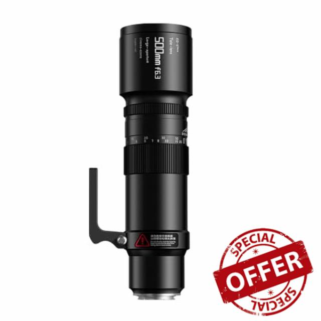 TTArtisan 500mm F/6.3 Supertelephoto Lens Manual Focus Full Frame Lenses (E Mount)
