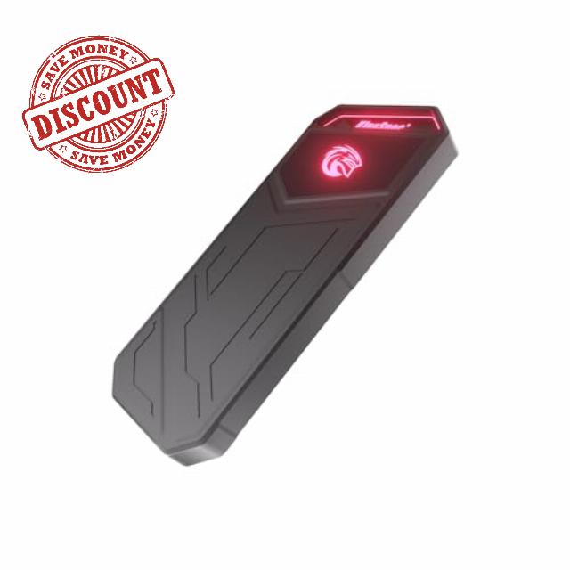 KingSpec Z5 2TB Portable External SSD with RGB Light - up to 2100MB/s