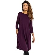 Roman Originals Jumper for Women UK - Ladies Button Detail Embellished Tunic Sweater V-Neck Overl...