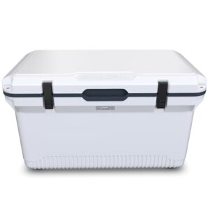Divider and Built-in Bottle Opener - White with Dark Grey Interior (White)