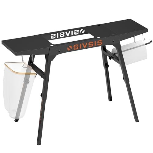 Portable Blackstone Stand with Sideshelfs