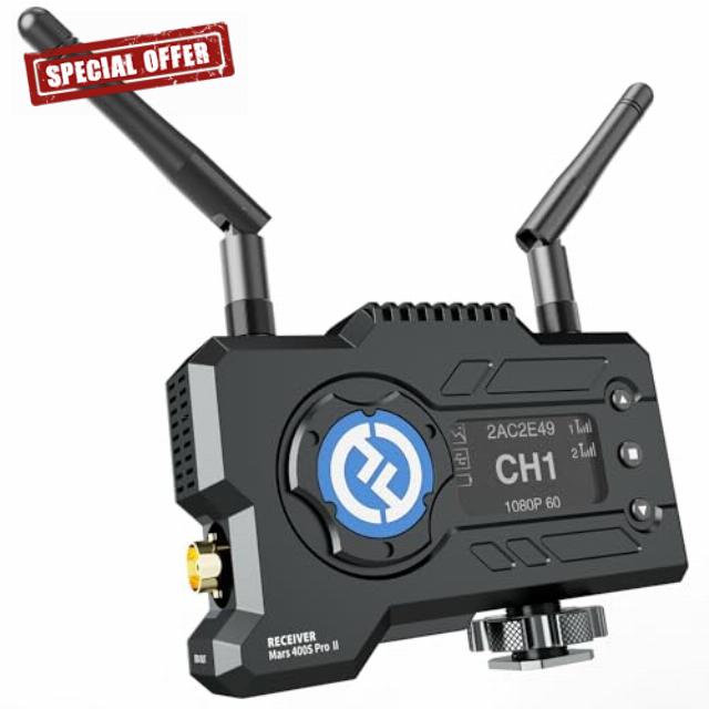 Hollyland Mars 400S PRO II Wireless SDI HDMI Video Single Receiver
