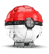 MEGA Pokémon Toy Building Set 5-inch Build and Display Jumbo Poké Ball Collectibe, Lights Up, HBF53