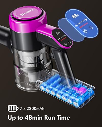 48mins Runtime Rechargeable Vacuums for Hardwood Floor