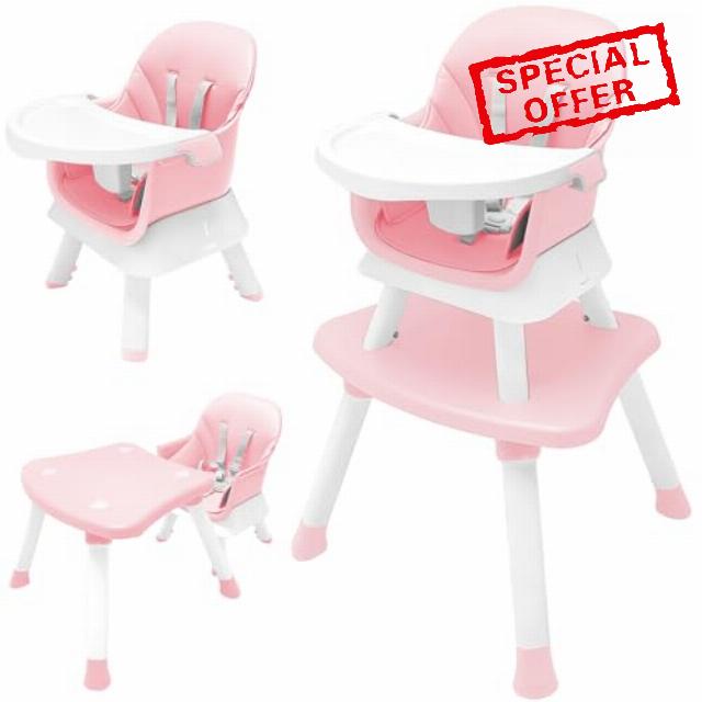 Truwelby 7-in-1 Convertible Baby High Chair