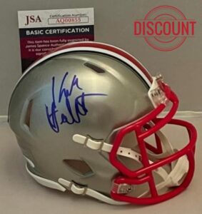 Kirk Herbstreit signed Ohio State Buckeyes Flash mini helmet autographed JSA - Autographed College Mini Helmets