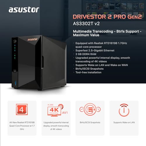 2 Bay NAS Storage
