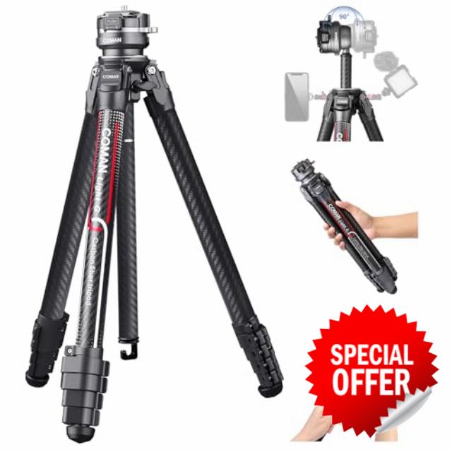 Lightweight Camera Tripod for Travel