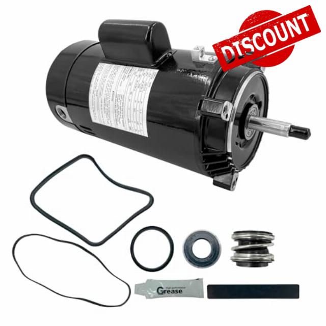 Ballmers UST1202 Pool Pump Motor SP2615X20 Pool Pump Motor 2 HP w/PS-201 Seal
