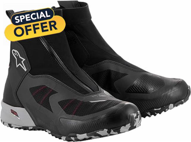 Alpinestars CR-8 Gore-Tex waterproof motorcycle shoes