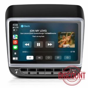 Hinine Rear Display Screen for Tesla Model 3&Y 2017-2023 Entertainment Display 7.2 inch IPS Touchscreen with Carplay&Android