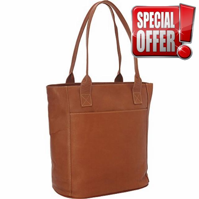 Piel Leather XL Laptop Tote Bag
