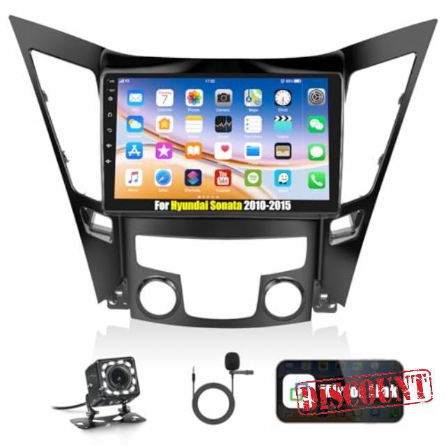 Android 13 Car Stereo for Hyundai Sonata 2010-2015 with iOS/Android Mirror Link