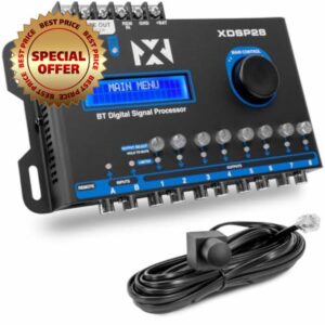 NVX XDSP28 8-Channel X-Series 15 Band Parametric EQ Digital Signal Processor (DSP) with LCD Display