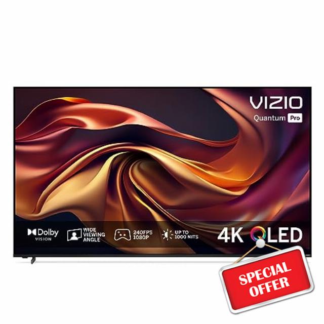 65-inch VIZIO 4K QLED Smart TV with Dolby Vision