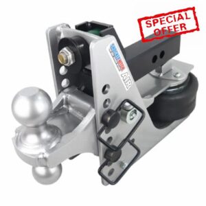 Shocker Streamline 10K Aluminum Air Hitch with Combo Ball Mount (2" & 2-5/16" Balls)