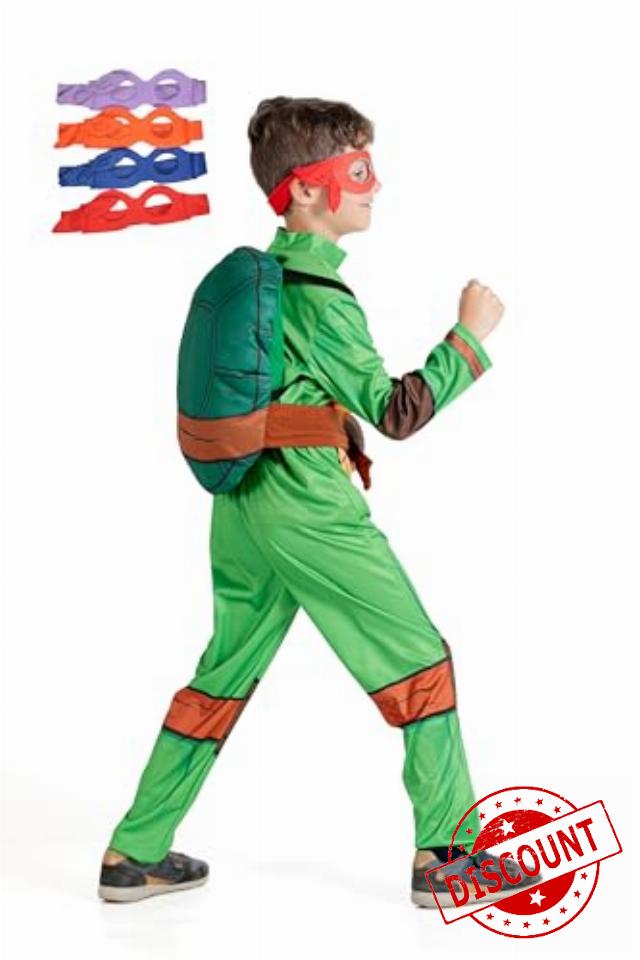 Ciao 11810.5-7 Costume Disguise Fancy Dress boy Official TMNT Teenage Mutant Ninja Turtles