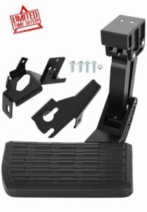 Nemtor Rear Bed Step Retractable Bumper Step 75313-01A Folding Truck Tailgate Step fit for 2017-2023 for Ford for F-250/for F-350/for F-450 Super Duty