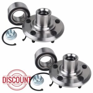 Autoround Pair BR930583K Front Wheel Bearing and Hub Assembly Compatible with Acura RDX 2007-2010