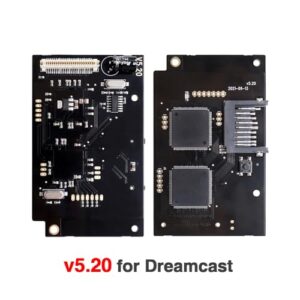 V5.20 Optical Drive Simulation Board and Remote Card Mount Kit with SD Extension Cable for DC Console VA1 Host (Black)