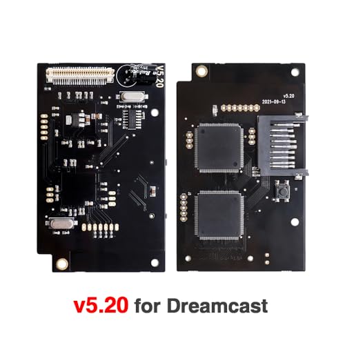 V5.20 Optical Drive Simulation Board and Remote Card Mount Kit with SD Extension Cable for DC Console VA1 Host (Black)
