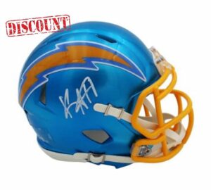 Keenan Allen Signed Los Angeles Chargers Speed Flash NFL Mini Helmet - Autographed NFL Mini Helmets