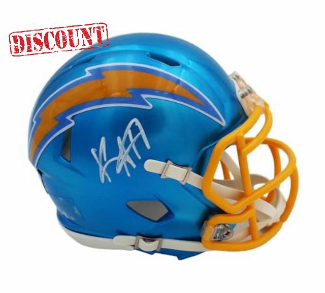 Keenan Allen Signed Los Angeles Chargers Speed Flash NFL Mini Helmet - Autographed NFL Mini Helmets