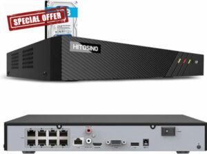 4K 8CH NVR with Pre-Installed 2TB HDD