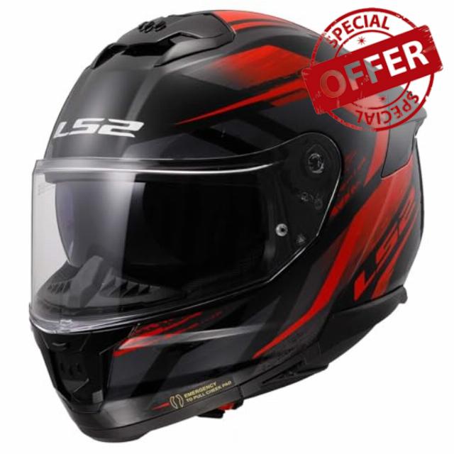 LS2 Helmets Stream II Full Face Motorcycle Helmet W/ SunShield