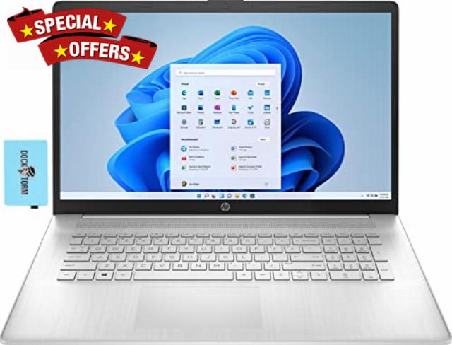 HP 17-cp0700dx Home & Business Laptop (AMD Ryzen 5 5500U 6-Core