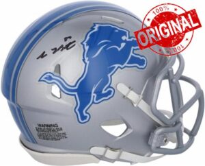 Sam LaPorta Detroit Lions Autographed Speed Mini Helmet - Autographed NFL Mini Helmets
