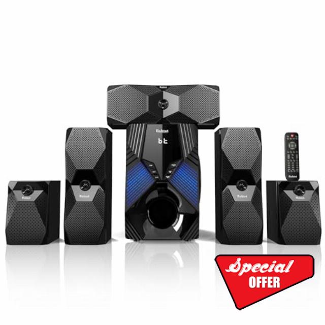 Bobtot Home Theater Systems Surround Sound System for TV - 1000W 8" Subwoofer with Bluetooth HDMI Optical AUX COA Input RGB Lights Deep Bass 5.1/2.1 Stereo Sound