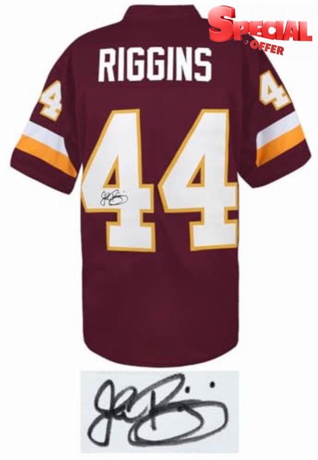 John Riggins Signed Maroon Custom Football Jersey