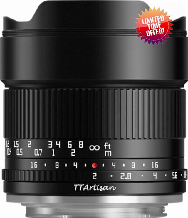 TTArtisan APS-C 10mm F2 ASPH E Mount Camera Lens (E Mount)