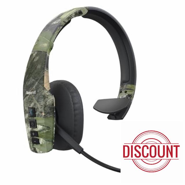 BlueParrott B450-XT Mossy Oak Obsession Edition - Noise Cancelling Bluetooth Wireless Headset – Updated Design with Industry Leading Sound & Improved Comfort