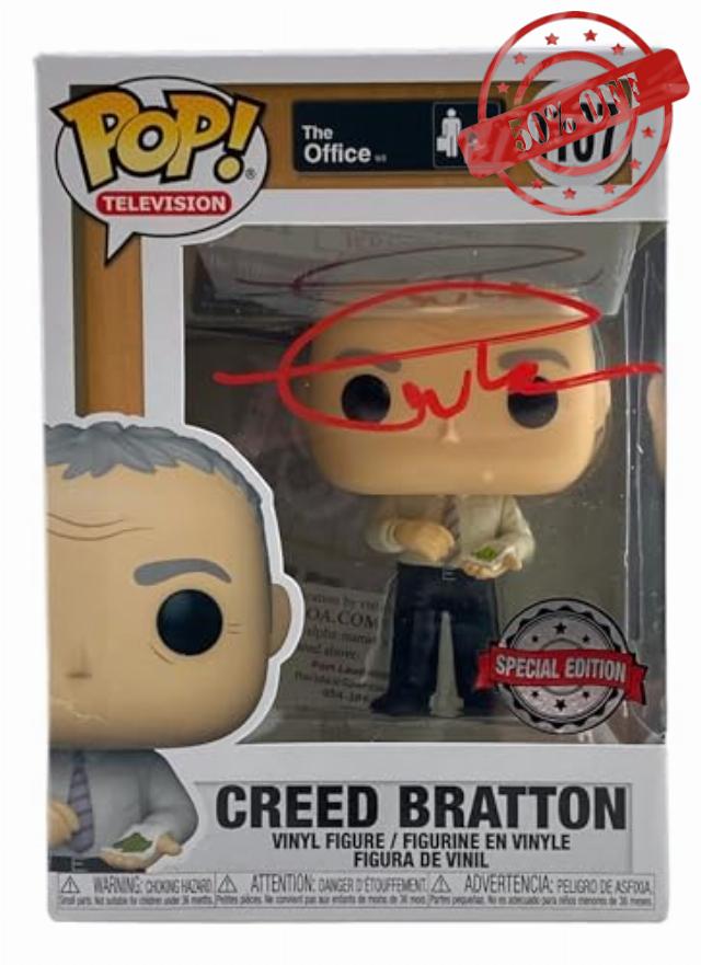 Creed Bratton Signed The Office Pop #1107 JSA ITP