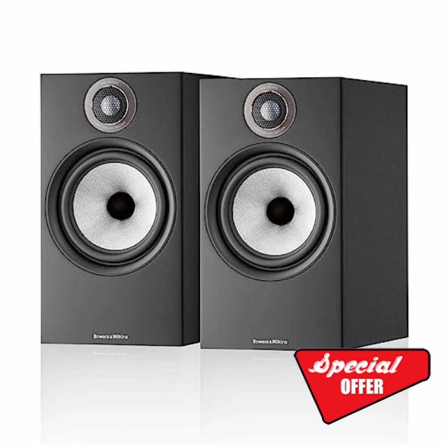 Bowers & Wilkins 606 S2 Anniversary Edition Bookshelf Loudspeakers (Pair) - High-Performance 2-Way Speakers