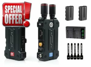 Hollyland Mars 4K Wireless Video Transmission System | HDMI/SDI Streaming | Up to 450ft Range