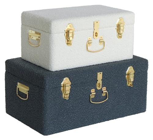 Set of 2 bedroom Storage Chest with Handles