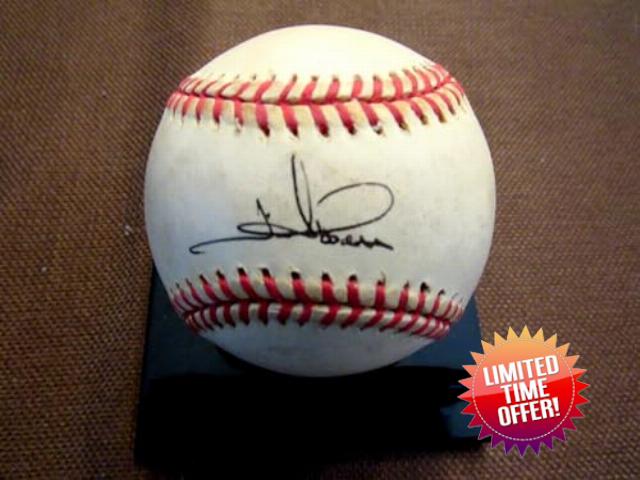 Jim Abbott No-hitter Yankees Angels Signed Auto Vtg Onl Game Used Baseball Jsa - Autographed Baseballs