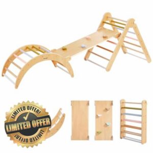 Beright 5 In1 Pikler Triangle Gym