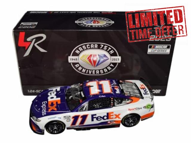AUTOGRAPHED 2023 Denny Hamlin #11 FedEx Racing (Next Gen Toyota) Signed Lionel 1/24 Scale NASCAR Diecast Car with COA (1 of only 684 produced)