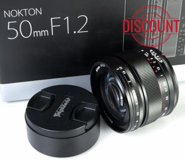 Voigtlander X 50mm Nokton f/1.2 Sonnar Lens for Fujifilm X