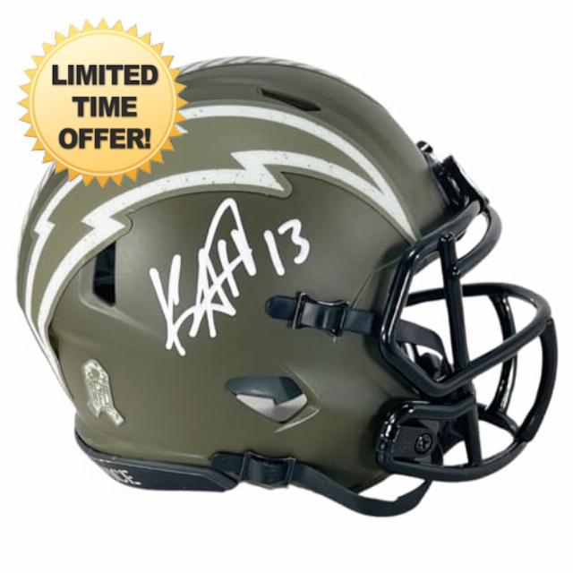 Keenan Allen Autographed Los Angeles Chargers Football Mini Helmet - Hand Signed & Beckett Authenticated