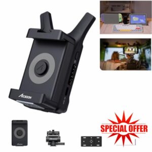 ACCSOON CineView Nano Wireless Video Transmitter 1080p 60fps ≤0.06s Latency 500ft Range up to 4 Devices Monitoring