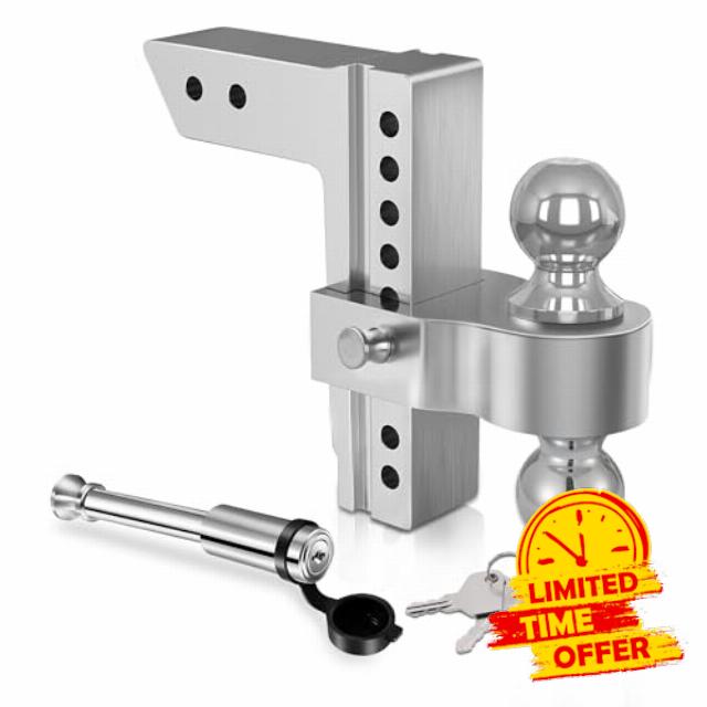 Richeer Aluminum Adjustable Trailer Hitch